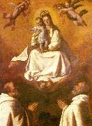 Francisco de Zurbaran the virgin of mercy with two mercedarians china oil painting artist
